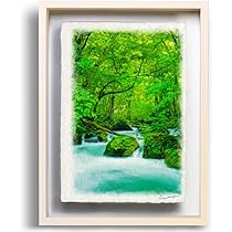 Amazon.co.jp: Natural Memories 風水 絵 絵画 玄関 インテリア アート